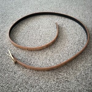 American Eagle Shiny Gold Belt with Gold Buckle